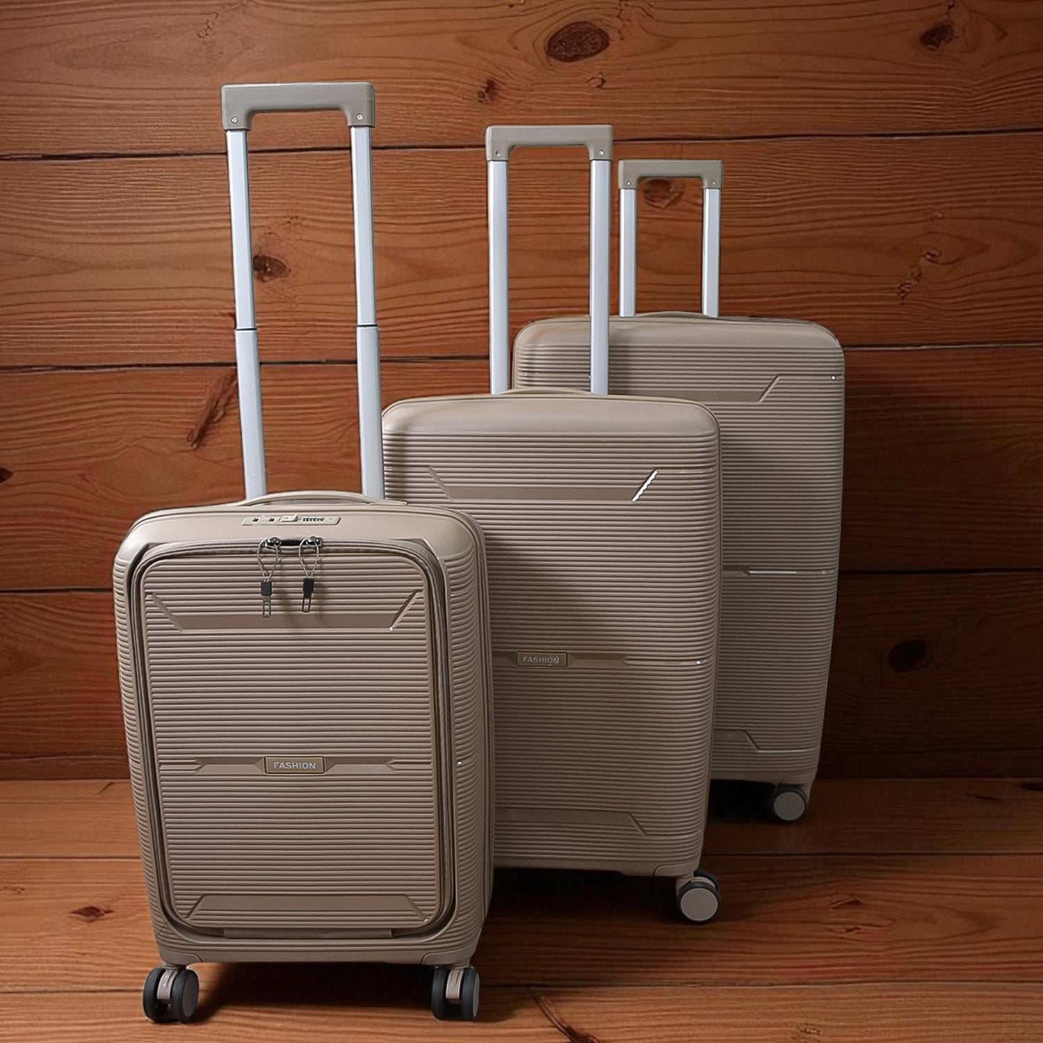 Hard-shell Trolley Luggage Bag (Set Of 3-pice  Mix Color) Hard-shell Trolley Luggage Bag (Set Of 3-pice  Mix Color)